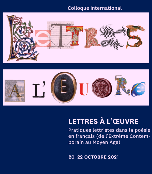 You are currently viewing «Lettres à l’œuvre»: les jeux de la poésie dans un colloque international
