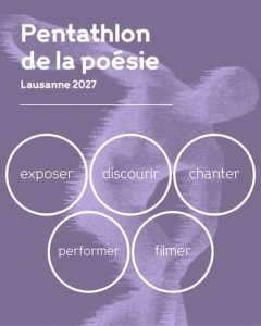 Appel à projets poétiques : entrez dans la délégation suisse du Pentathlon de la poésie 2027
