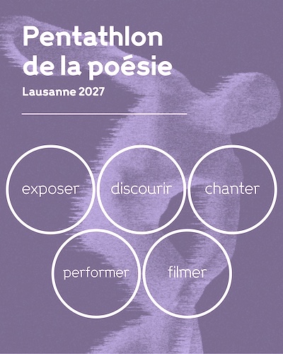 You are currently viewing Appel à projets poétiques : entrez dans la délégation suisse du Pentathlon de la poésie 2027
